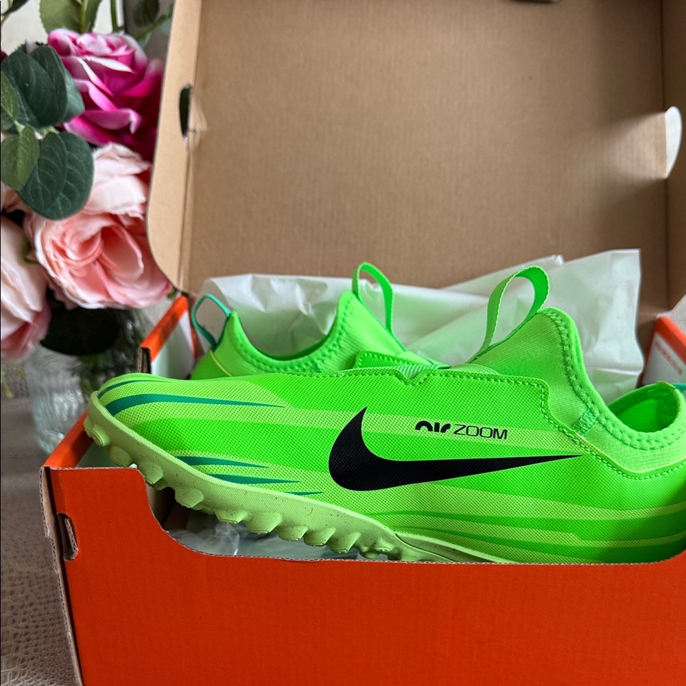 Nike Kids Zoom Neon Green Sneakers